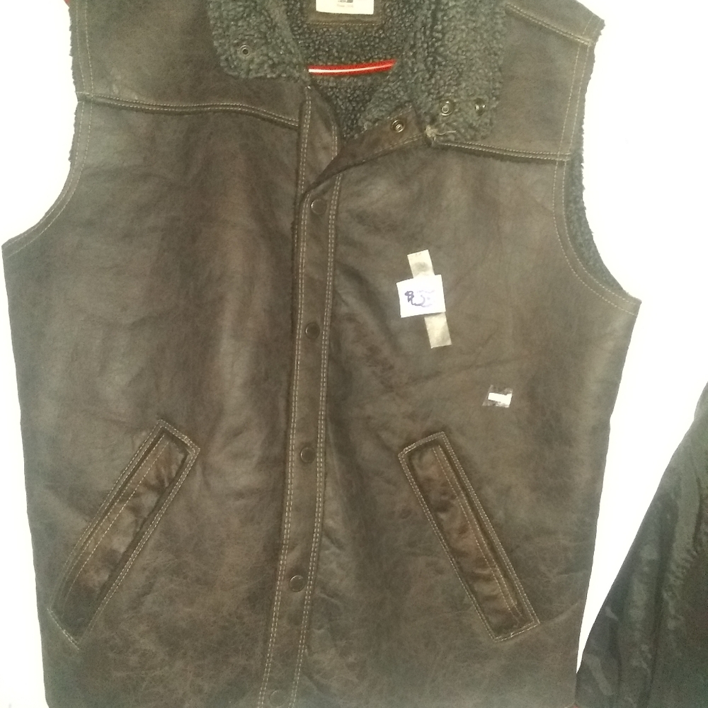 Leather vest
